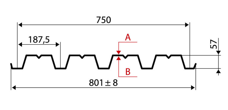 Профнастил H57