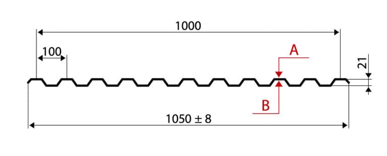 Профнастил С21